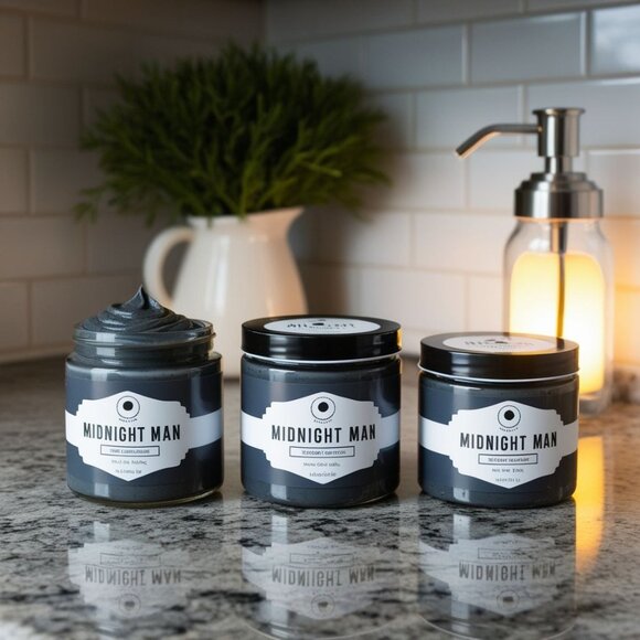 Midnight Man Mud Mask: Detoxify and Reclaim Your Glow (2oz) - Picture 1 of 4